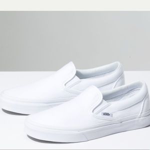 White vans, worn once